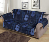 Blue Theme guitar pattern Sofa Cover Protector