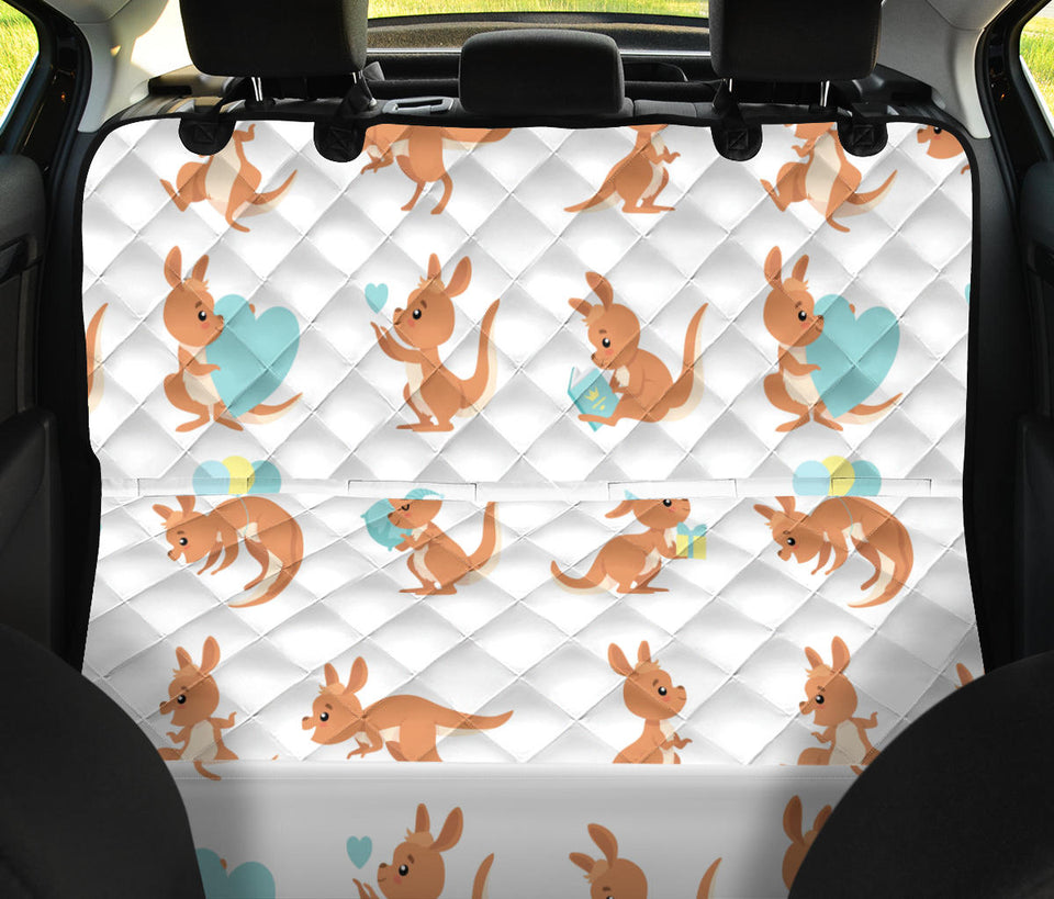 Cute Kangaroo Pattern Dog Car Seat Covers