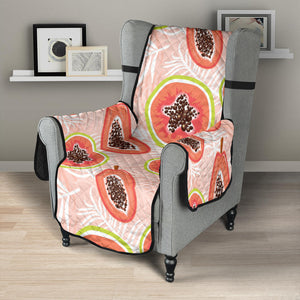 papaya leaves pattern Chair Cover Protector