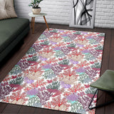 Coral Reef Pattern Print Design 03 Area Rug
