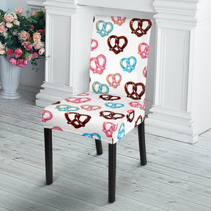 Pretzels Pattern Print Design 04 Dining Chair Slipcover