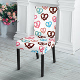 Pretzels Pattern Print Design 04 Dining Chair Slipcover