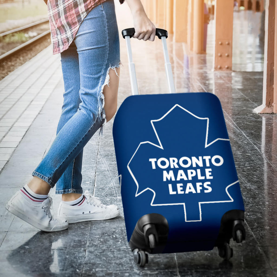 Toronto Maple Leafs Blue Theme Luggage Cover