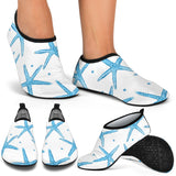 Watercolor Starfish Pattern Aqua Shoes