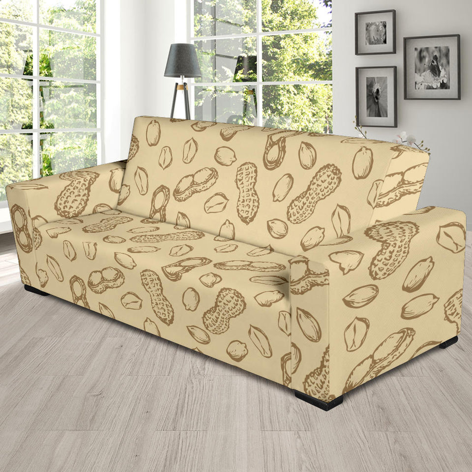 Hand Drawn Peanuts Pattern Sofa Slipcover