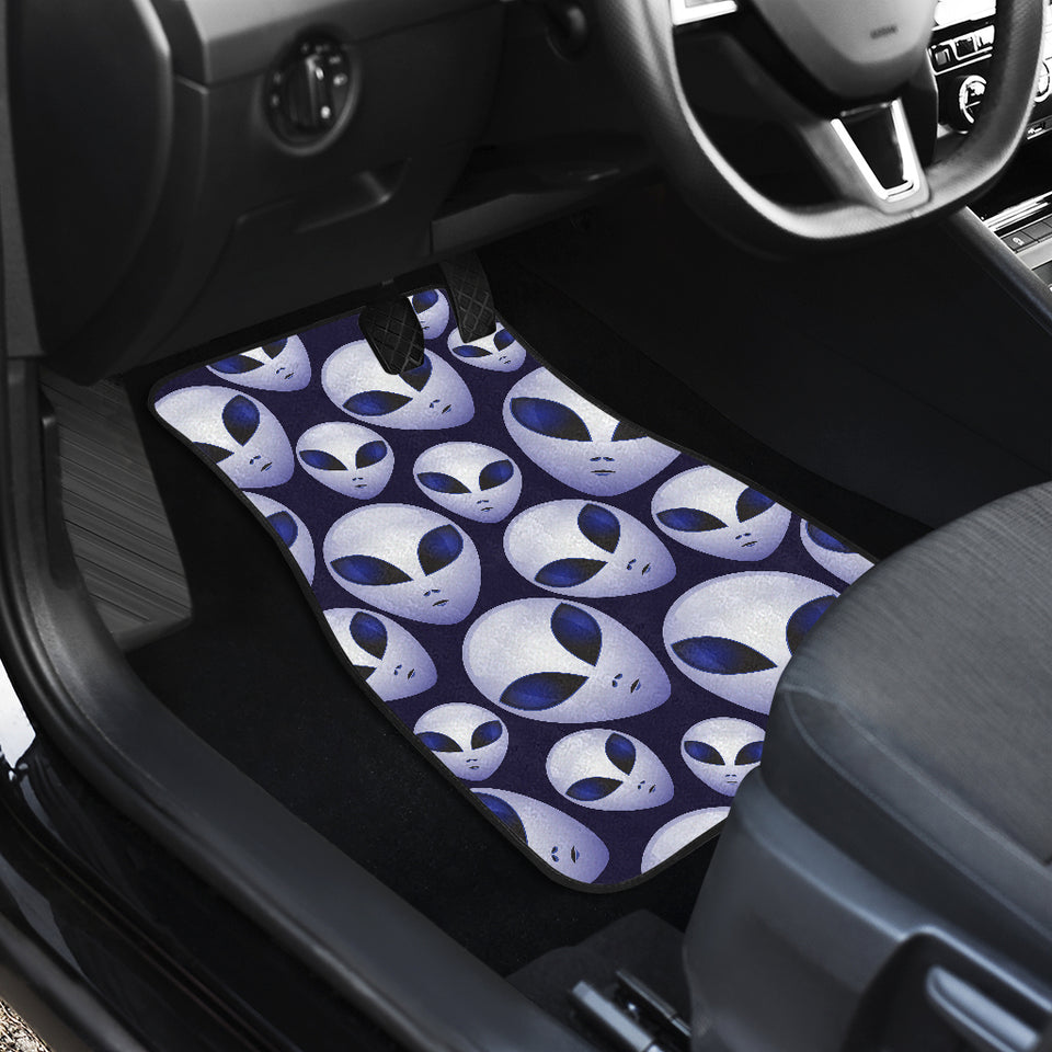 Alien Pattern Print Design 01 Front Car Mats