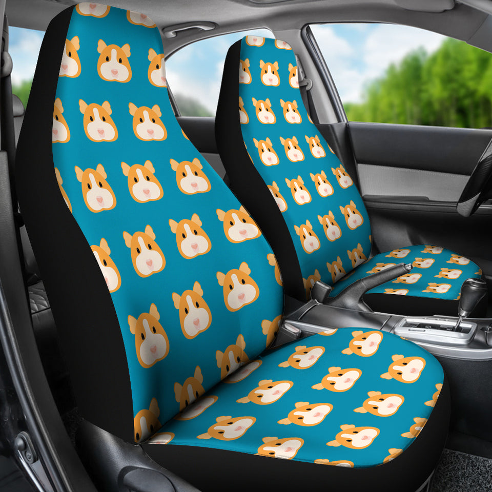 Guinea Pig Pattern Print Design 03 Universal Fit Car Seat Covers