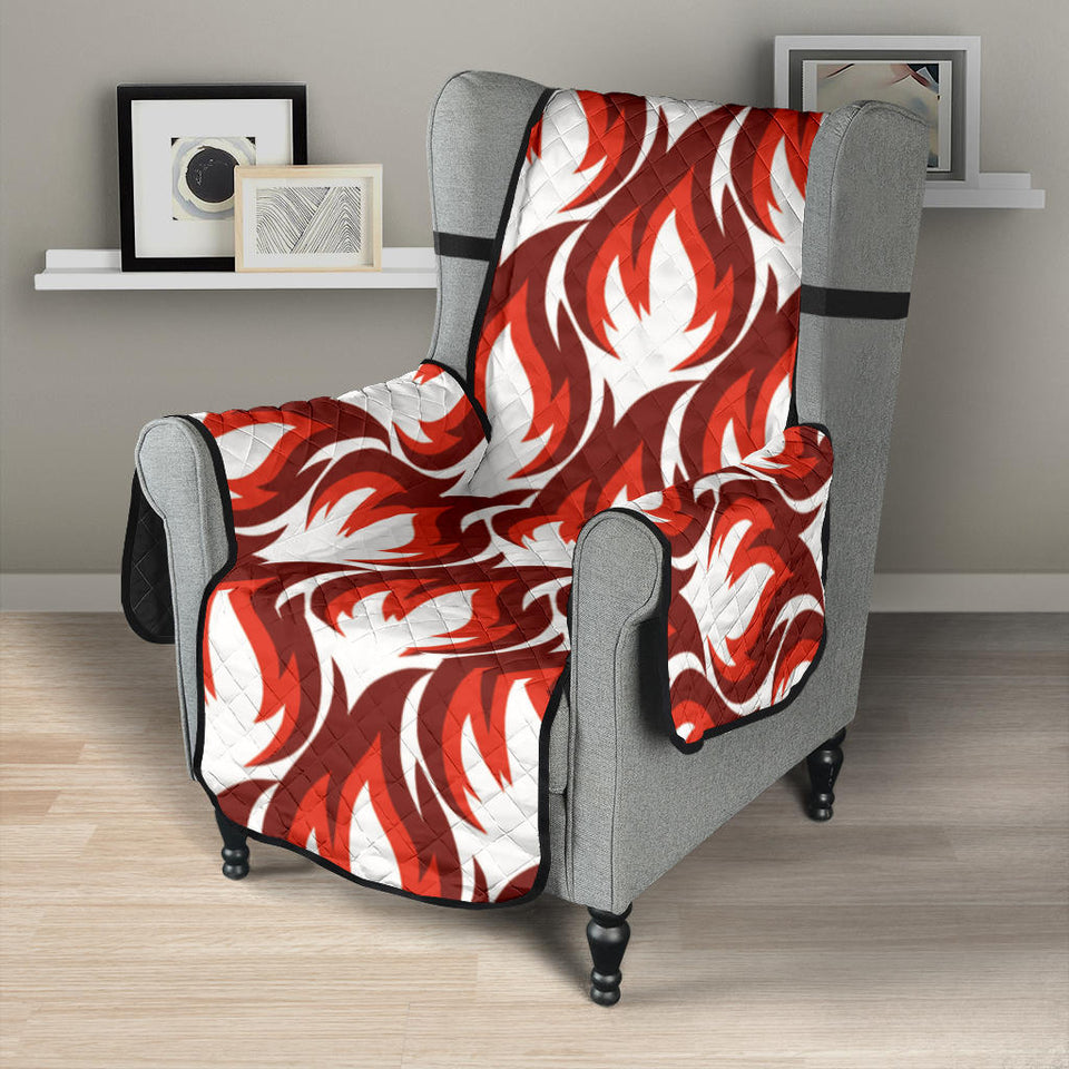 Fire flame symbol design pattern Chair Cover Protector
