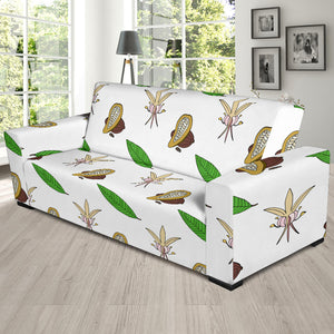 Color Hand Drawn Cocoa Pattern Sofa Slipcover