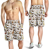 Giraffe Pattern Print Design 05 Men Shorts