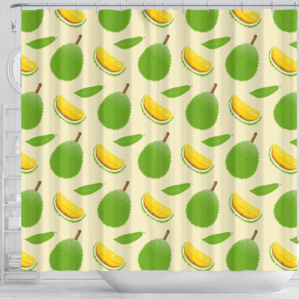 Durian Pattern Shower Curtain Fulfilled In US