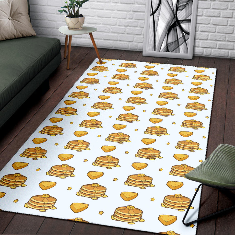Pancake Pattern Print Design 03 Area Rug