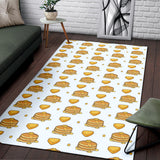 Pancake Pattern Print Design 03 Area Rug