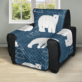 polar bear mother her child pattern Recliner Cover Protector