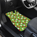 Ladybug Pattern Print Design 01 Front Car Mats