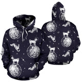 Chihuahua Space Helmet Astronaut Pattern Men Women Pullover Hoodie