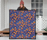Clown Fish Pattern Print Design 04 Premium Quilt