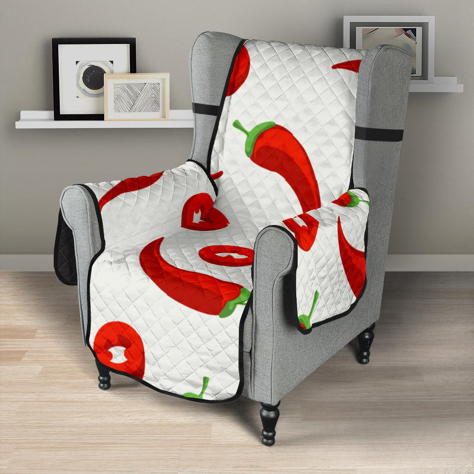 Chili pattern Chair Cover Protector