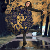 Gold Dragon Pattern Umbrella