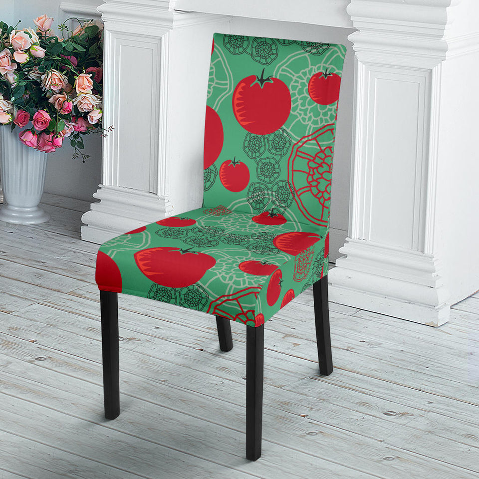 Tomato Design Pattern Dining Chair Slipcover