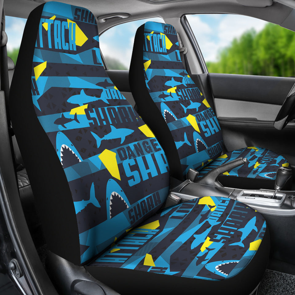 Shark Dangerous  Universal Fit Car Seat Covers