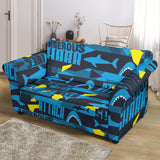 Shark Dangerous Loveseat Couch Slipcover