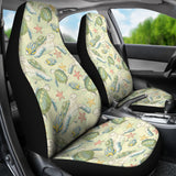 Hand Drawn Sea Turtle Fish Pattern  Universal Fit Car Seat Covers