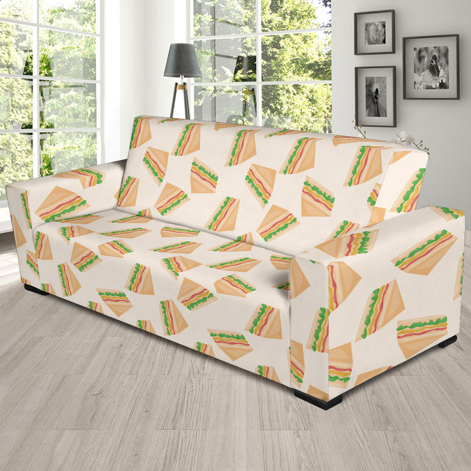Sandwich Pattern Print Design 01  Sofa Slipcover