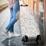 Cocoa Beans Leaves Pattern Luggage Covers