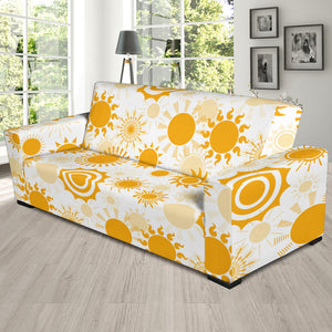 Sun Design Pattern Sofa Slipcover.