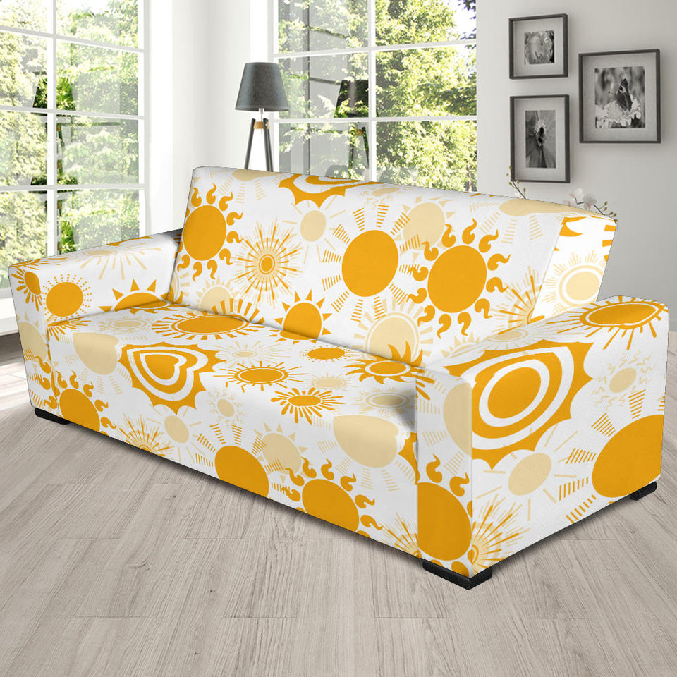 Sun Design Pattern Sofa Slipcover.