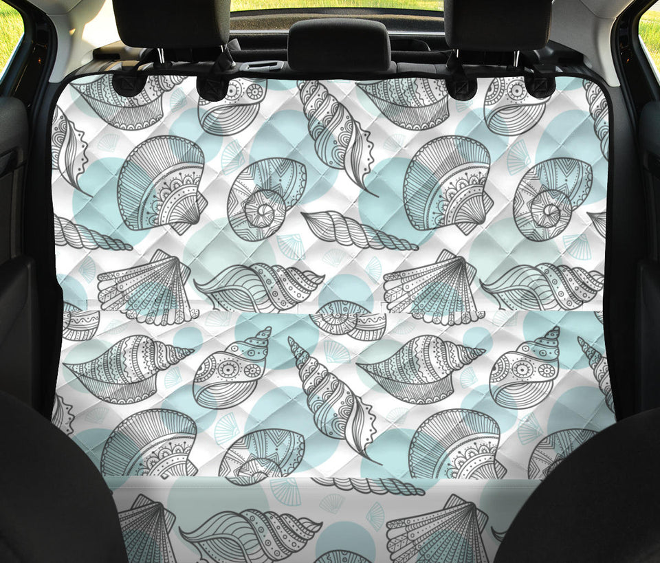 Shell Polynesian Tribal  Dog Car Seat Covers