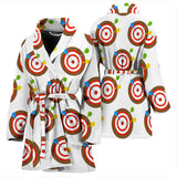 Darts Pattern Print Design 04 Women's Bathrobe