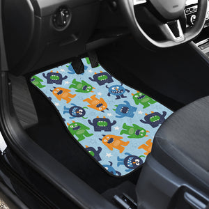 Alien Pattern Print Design 04 Front Car Mats