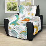 Cute funny kids dinosaurs pattern Recliner Cover Protector