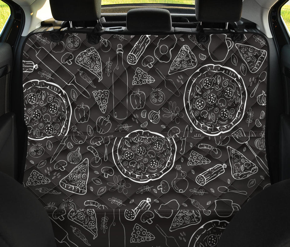 Pizza Pattern  Dog Car Seat Covers