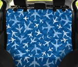 Airplane Pattern In The Sky Dog Car Seat Covers