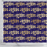 Beautiful Japanese Fan Pattern Shower Curtain Fulfilled In US