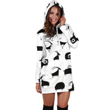 Goat Ram Pattern Women'S Hoodie Dress