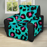 Green leopard skin print pattern Recliner Cover Protector