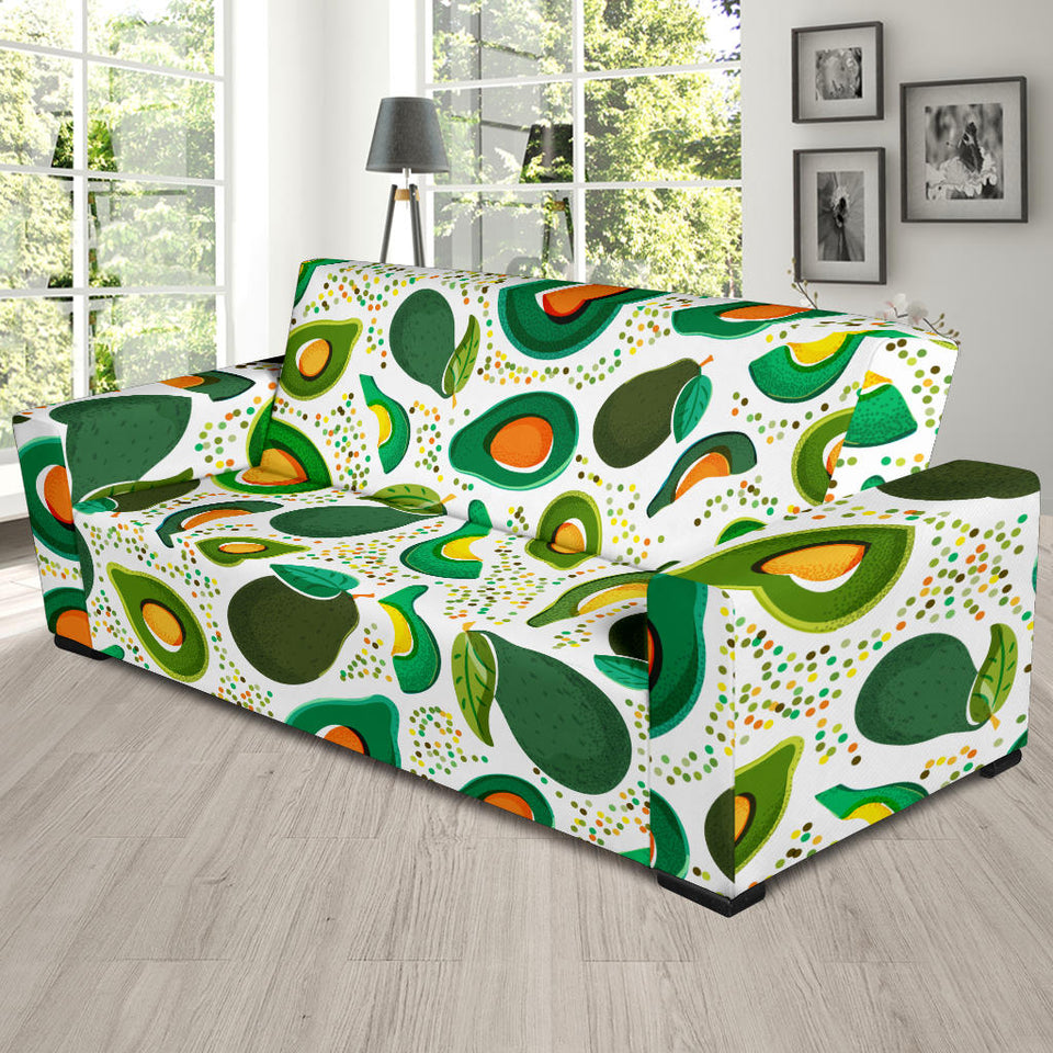 Avocado Design Pattern Sofa Slipcover