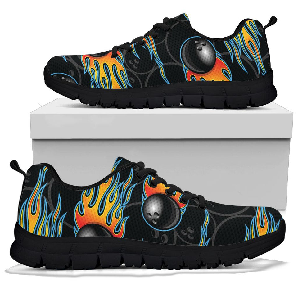Bowling balls flame pattern Sneakers Pillow