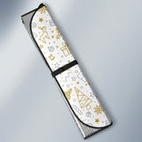 Christmas Tree Christmas Element Silver Gold Pattern Car Sun Shade