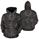 Pizza Pattern  Zip Up Hoodie