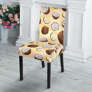 Coconut Pattern Print Design 05 Dining Chair Slipcover