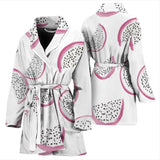 Dragon Fruit Pattern Women'S Bathrobe