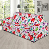 Ladybug Pattern Print Design 04 Sofa Slipcover