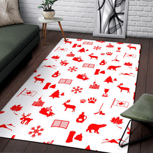 Canada Pattern Print Design 04 Area Rug