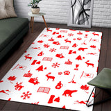 Canada Pattern Print Design 04 Area Rug