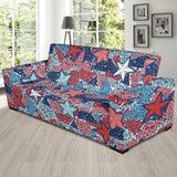 Hand Drawn Colorful Starfish Sofa Slipcover